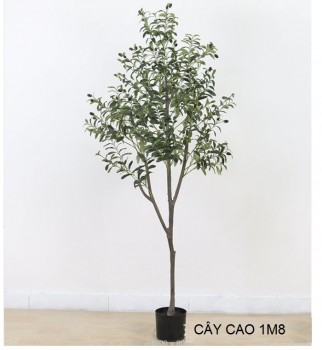 Cây ô liu giả trang trí nội thất